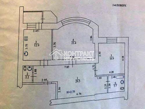 квартира по адресу Гвардейцев-Широнинцев ул., 29А